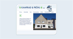 Desktop Screenshot of kamprad.de