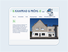 Tablet Screenshot of kamprad.de